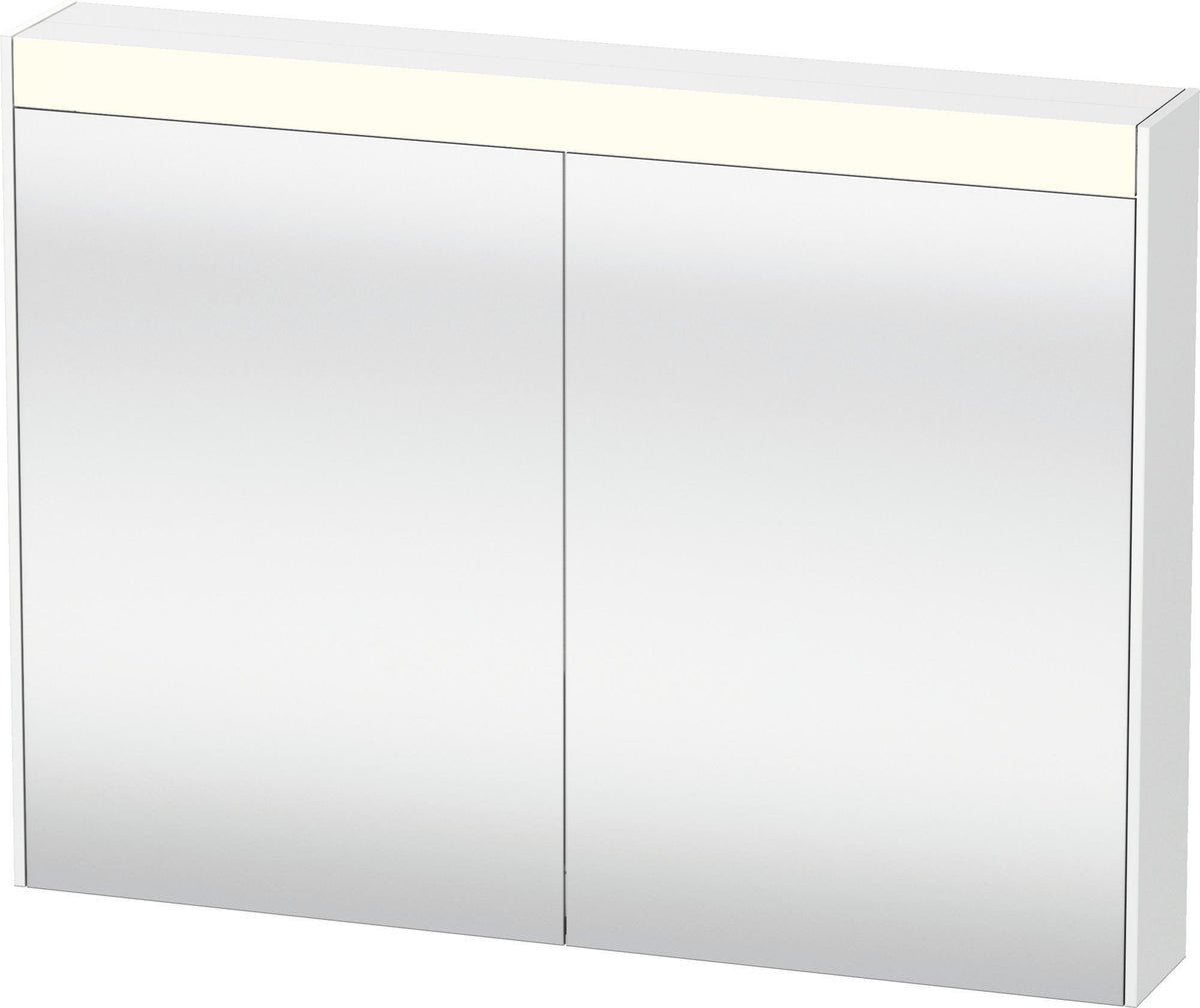 DURAVIT Brioso Spiegelschrank Betongrau 820 mm mit LED-Beleuchtung und Steckdose