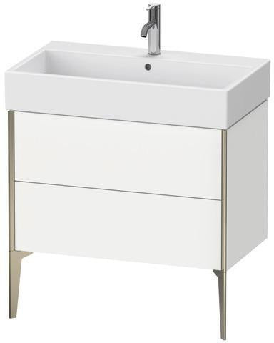 DURAVIT XViu Waschtischunterbau 784 mm mit 2 Auszügen, Ahorn Mitte, Strukturmatte Front
