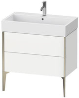 DURAVIT XViu Waschtischunterbau 784 mm mit 2 Auszügen, Ahorn Mitte, Strukturmatte Front