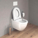 DURAVIT WC-Sitz Starck 3 mit SoftClose Absenkautomatik, Edelstahl-Scharniere, weiß