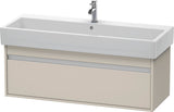 DURAVIT Ketho Waschtischunterbau 1150 mm wandhängend basalt matt 1 Auszug