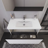 DURAVIT Spiegelschrank BETTER mit LED-Beleuchtung, 760 mm, Anschlag links, Front- und Innenspiegel