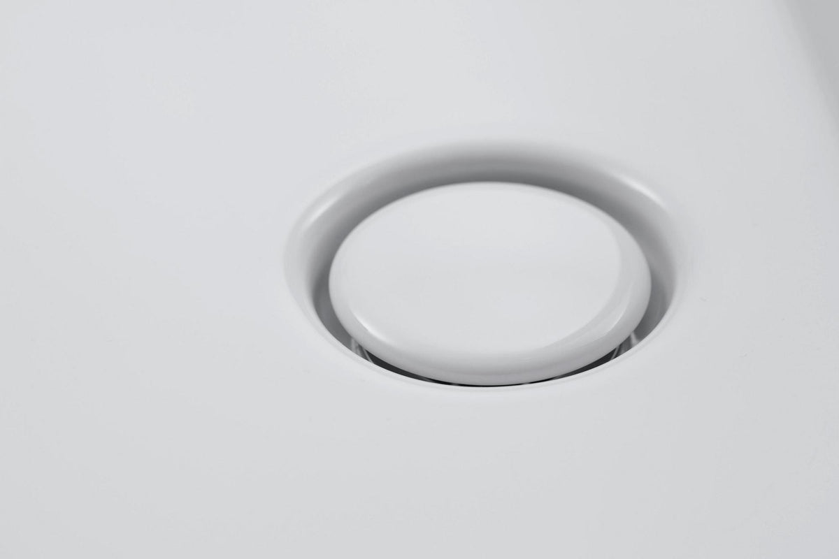 Duravit DuraSquare Waschtisch 1000 mm weiß mit Hahnloch mittig, ohne Überlauf – Design by Duravit