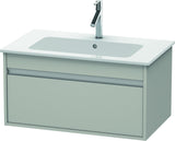 Duravit Ketho Waschtischunterbau 800 mm betongrau matt mit 1 Auszug und Soft-Close