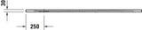 DURAVIT Sustano Duschwanne 1400x900x30 mm Mineralguss Hellgrau Matt – Rechteckig, Bodenbündig