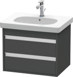 graphit matt / 2 Schubladen / anthrazit