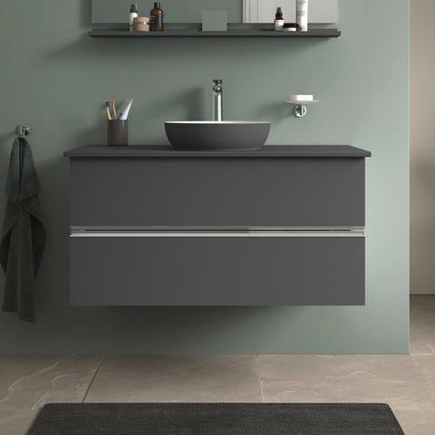 DURAVIT Sivida Waschtischunterbau 1045 mm, bodenstehend, 2 Schubkästen, Soft-Close, Weiß Matt