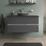 DURAVIT Sivida Waschtischunterbau 1045 mm, bodenstehend, 2 Schubkästen, Soft-Close, Weiß Matt