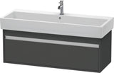 DURAVIT Ketho Waschtischunterbau 1150 mm wandhängend basalt matt 1 Auszug