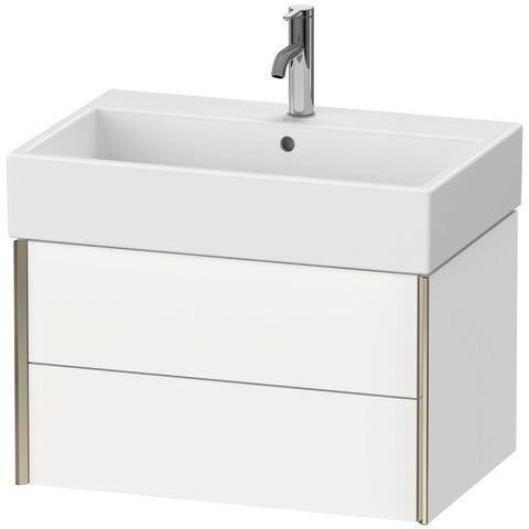 Duravit XVIU Waschtischunterbau 684 mm weiß matt mit Tip-On-Technik für Vero Air