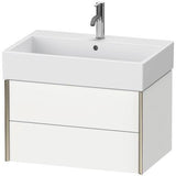 Duravit XVIU Waschtischunterbau 684 mm weiß matt mit Tip-On-Technik für Vero Air
