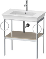 DURAVIT White Tulip Metallkonsole 684 mm – Design von Philippe Starck mit Höhenausgleich
