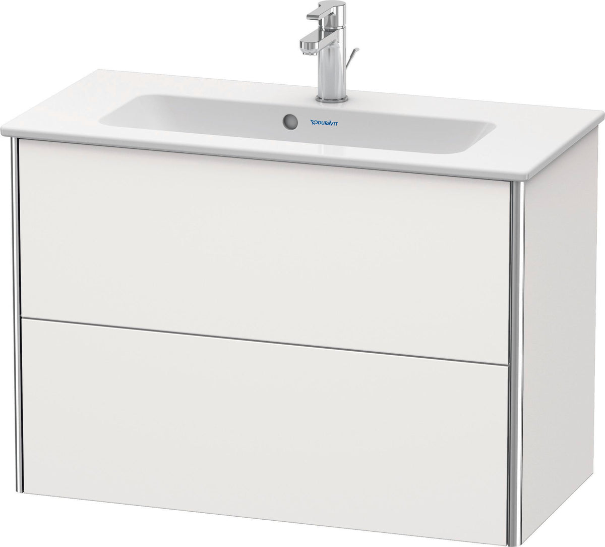 Duravit Waschtischunterbau XSquare, 2 Schubkästen, 560x810x388 mm, Weiß Seidenmatt