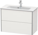 Duravit Waschtischunterbau XSquare, 2 Schubkästen, 560x810x388 mm, Weiß Seidenmatt