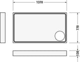 DURAVIT Starck Slimline Duschwanne 1200x800x55 mm Weiß Sanitäracryl von Philippe Starck