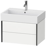 Duravit XVIU Waschtischunterbau 684 mm weiß matt mit Tip-On-Technik für Vero Air