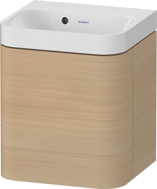 Duravit Happy D.2 Plus Waschtischset 400 mm mit Unterschrank Mediterrane Eiche, 1 Tür rechts