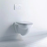 DURAVIT D-Code Wand-WC 540 mm Flachspüler Weiß – Wandhängend mit Spülrand