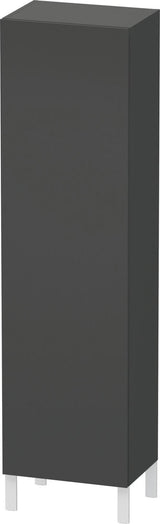 Duravit Hochschrank L-Cube 363x500x1760mm 1 Tür rechts graphit matt