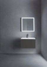 Duravit ME by Starck Möbelwaschtisch 630 mm, weiss seidenmatt, mit Überlauf, 1 Hahnloch