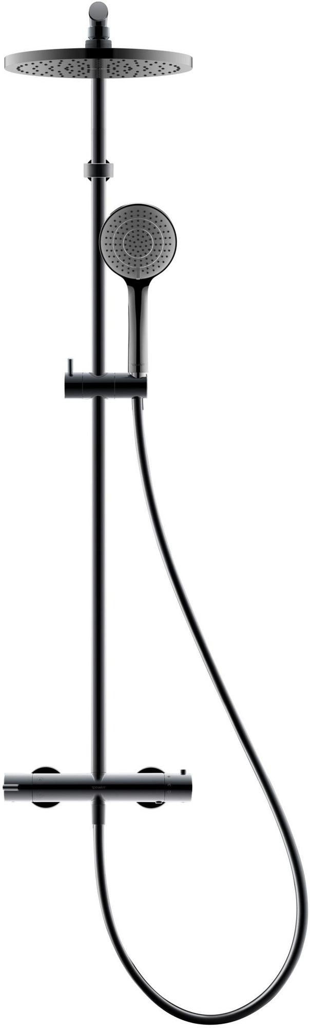 DURAVIT Duschsystem B.2 mit Kopfbrause & Handbrause, Brausethermostat, Chrom