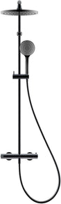 DURAVIT Duschsystem B.2 mit Kopfbrause & Handbrause, Brausethermostat, Chrom