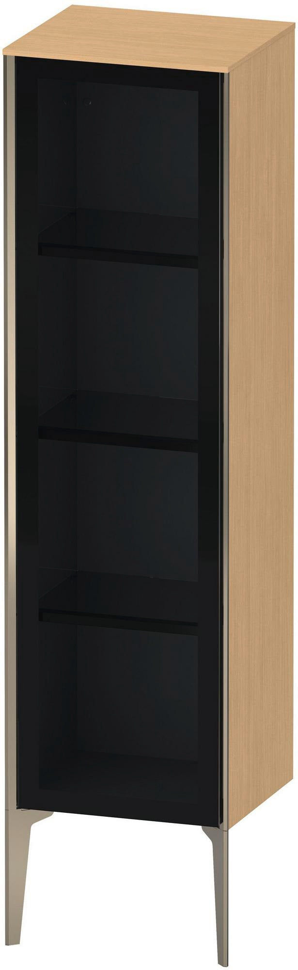 DURAVIT XViu Halbhochschrank 400 mm Parsolglas matt mit Tip-on Technik