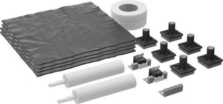 DURAVIT Universal Schallschutz-Set für Duschwannen 440x440x220mm – Reduziert Körperschall