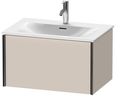 Duravit Waschtischunterbau XVIU 710x397x480mm Nussbaum Mitte – Wandhängend für Viu 234473