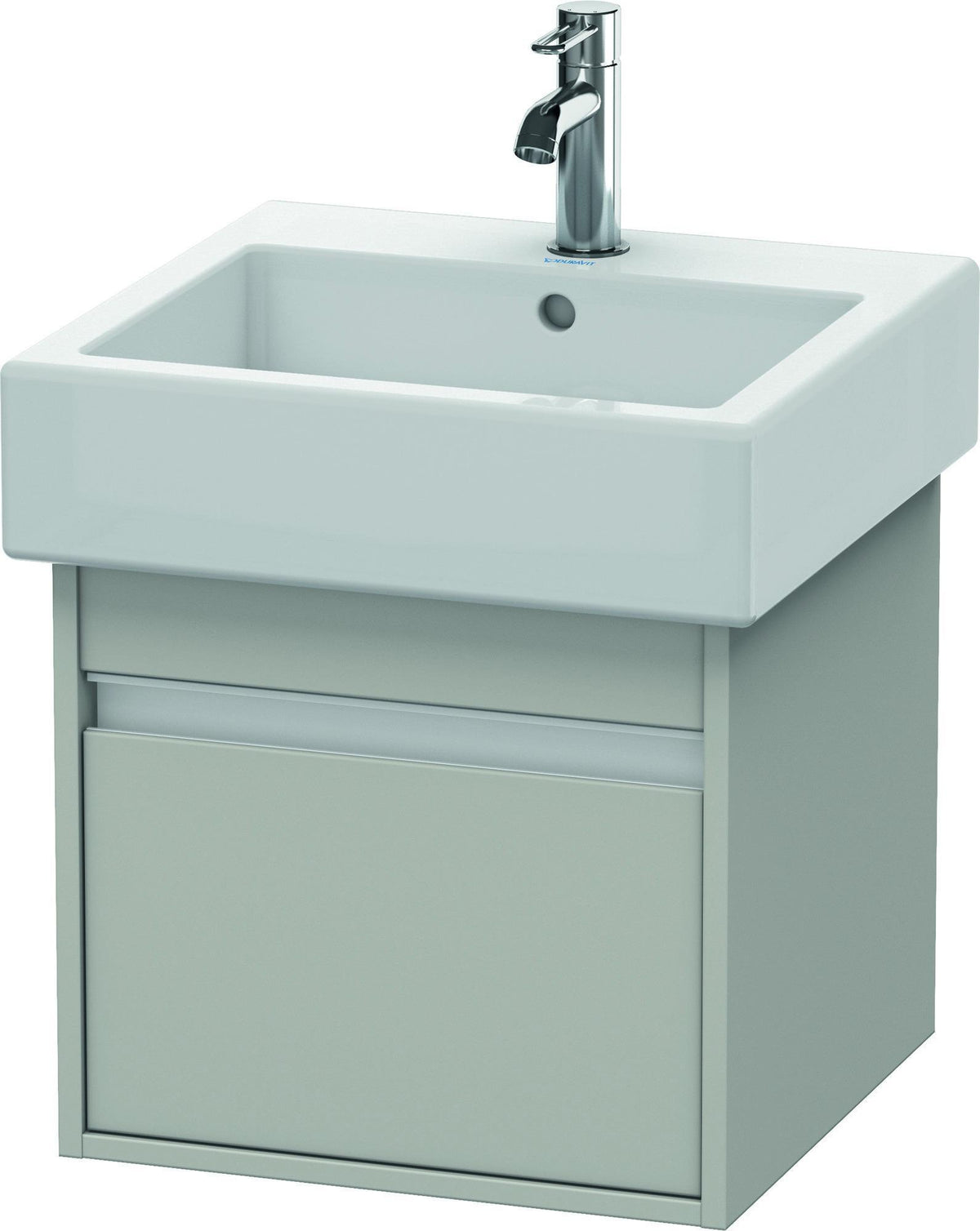 DURAVIT Ketho Waschtischunterbau wandhängend 440x450x410 mm 1 Auszug basalt matt