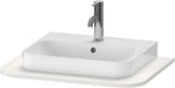 Duravit Konsole Happy D.2+ 650x480mm Weiß Hochglanz mit 1 Ausschnitt