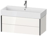 Duravit Waschtischunterbau XVIU 984 mm mit Tip-On-Technik für Vero Air, weiß matt