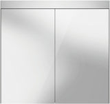 DURAVIT Spiegelschrank BETTER mit LED-Beleuchtung, 760 mm, Anschlag links, Front- und Innenspiegel