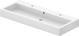 Duravit Waschtisch Vero 1200 mm mit Überlauf, Hahnlochbank und 1 Becken in Weiß
