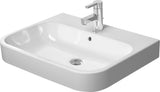 DURAVIT Möbelwaschtisch Happy D.2 650 mm mit Überlauf und Hahnlochbank, weiß