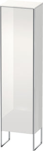 DURAVIT XSquare Hochschrank 2016 mm weiß hochglanz, Tür rechts, Tip-On, bodenstehend