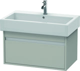 Duravit Ketho Waschtischunterbau 750 mm wandhängend basalt matt mit 1 Auszug