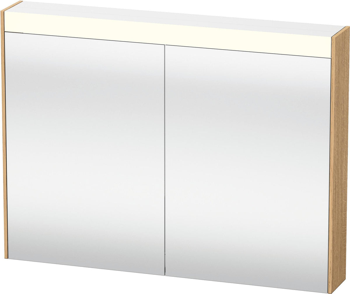 DURAVIT Brioso Spiegelschrank Betongrau 820 mm mit LED-Beleuchtung und Steckdose