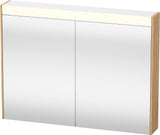 DURAVIT Brioso Spiegelschrank Betongrau 820 mm mit LED-Beleuchtung und Steckdose