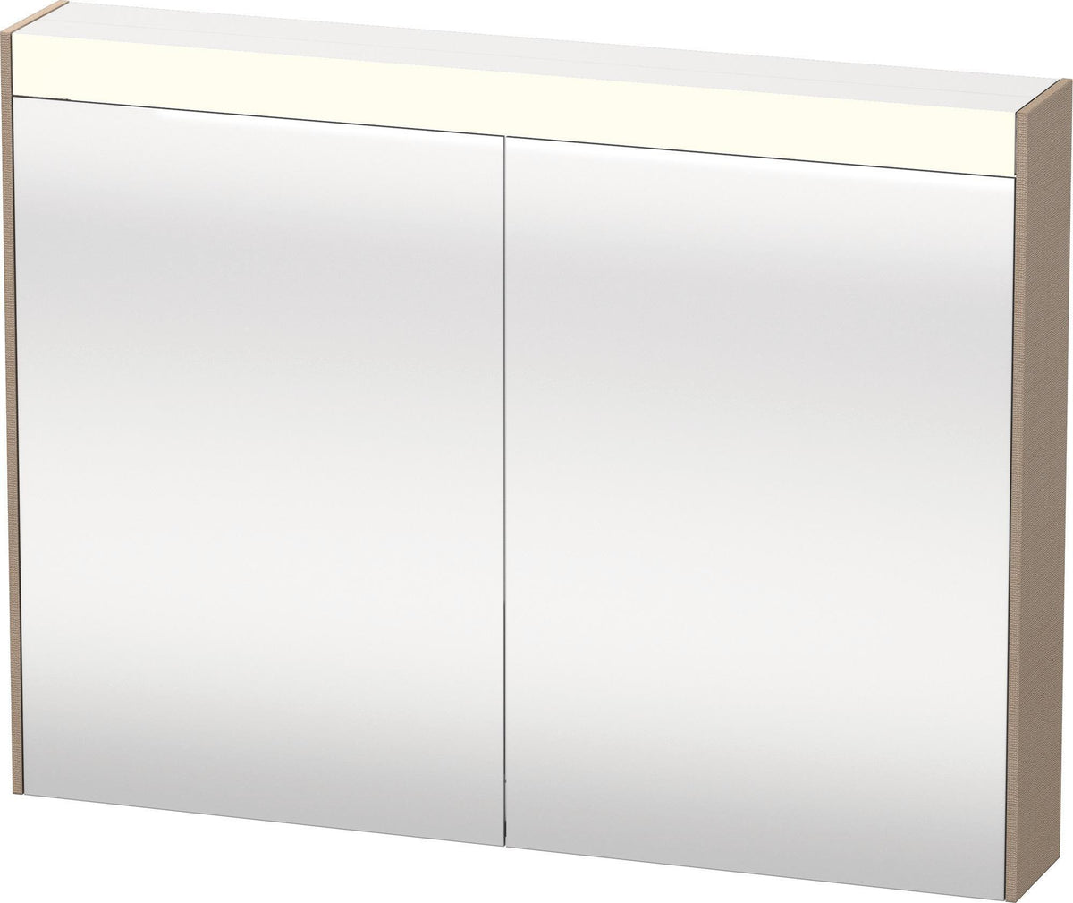 DURAVIT Brioso Spiegelschrank Betongrau 820 mm mit LED-Beleuchtung und Steckdose