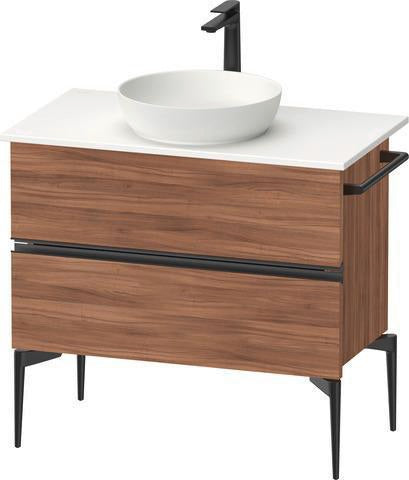 DURAVIT Sivida Waschtischunterbau 845 mm Eiche mit 2 Schubkästen und Soft-Close
