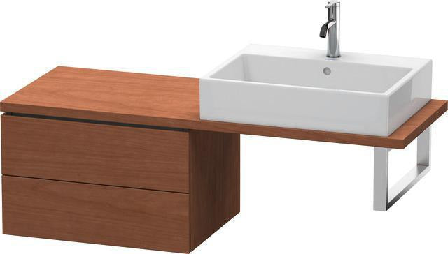 Duravit L-Cube Unterschrank 620 mm taupe supermatt mit 2 Schubkästen und Einrichtungssystem