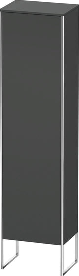 DURAVIT XSquare Hochschrank 2016 mm graphit matt, bodenstehend, Tür rechts, Tip-On