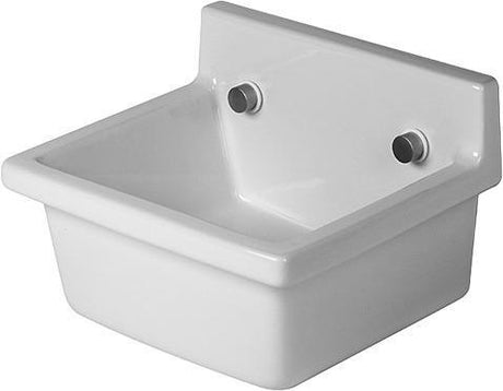 DURAVIT Ausgussbecken Starck 3 480 mm weiß – Wandhängend, ohne Überlauf, ohne Hahnlochbank