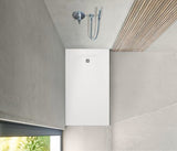 DURAVIT Sustano Duschwanne 1400x800x30 mm Mineralguss Weiß Matt – Bodenbündig & Rutschhemmend
