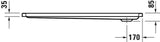 DURAVIT D-Code Duschwanne 1300x800x85 mm Weiß Sanitäracryl rechteckig