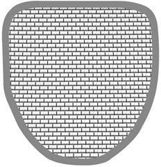 Duravit Urinalsieb Universal aus Edelstahl – Chrom, 4x190x190 mm, für 082135, 082235, 083036, 083037