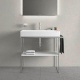 DURAVIT Licht & Spiegel Wandspiegel 600x700mm IP44 mit Beleuchtung und Schalter – matt, inkl. Befestigungsmaterial