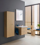 Duravit D-Code Möbelwaschtisch 850 mm mit Überlauf und Hahnlochbank – Weiß