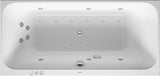 DURAVIT Happy D.2 Whirlwanne 1900x900mm mit Air-System, 2 Rückenschrägen, Weiß